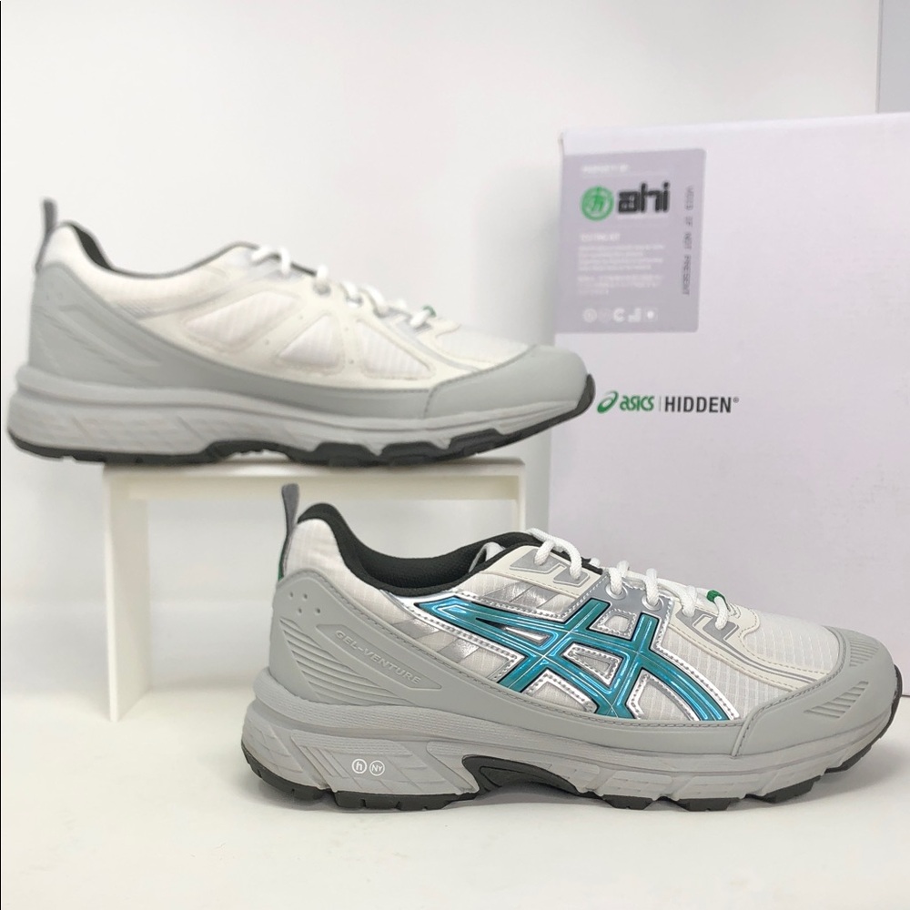 Asics Gel Venture 6 Shield x Hidden New York White Wasabi Unisex Shoes- Size 9.5